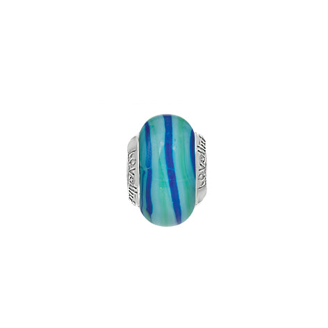 Lovelinks Stripes of Fantasy Murano glass charm bead 11821163-99