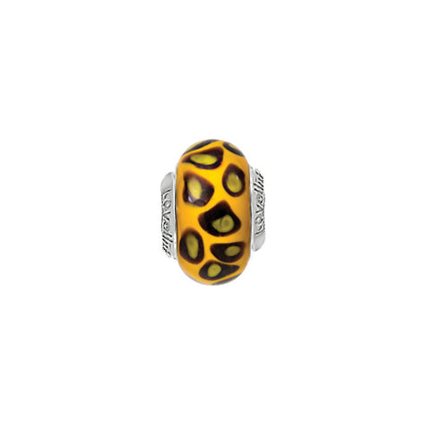 Lovelinks Leopard Murano glass charm bead 11821254-99
