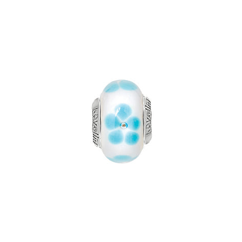 Lovelinks Forget me Not Murano glass charm bead 11821265-99