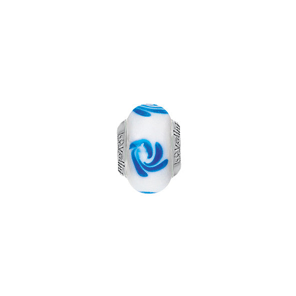 Lovelinks Corn Flower Murano glass charm bead 11821536-99