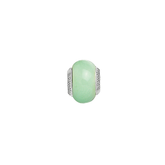 Lovelinks Solid Mint Murano glass charm bead 1182581-99