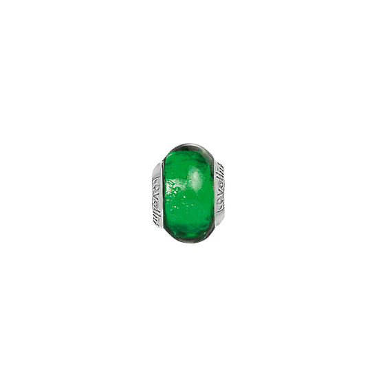 Lovelinks Autumn Green Murano glass charm bead 1182772-67
