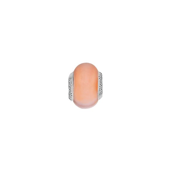 Lovelinks Peach Murano glass charm bead 1182964-85