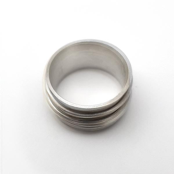 Tezer - Wide 4 ring spinner band