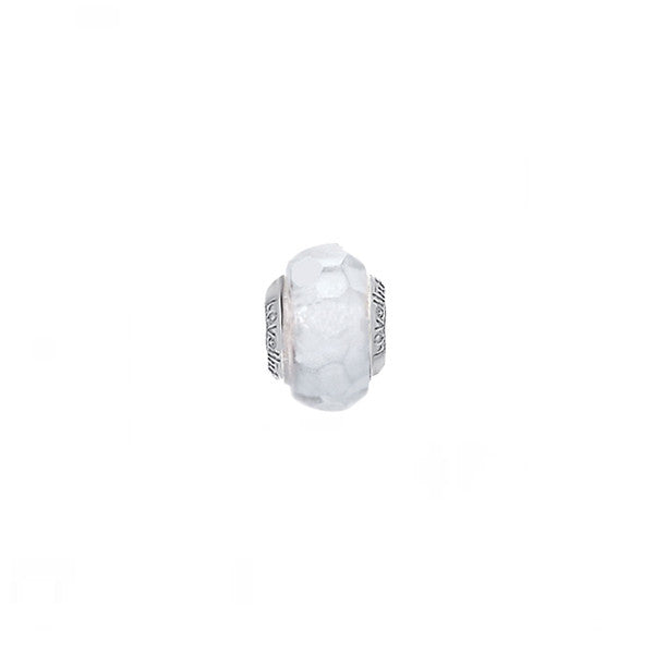 11821015-61 Lovelinks white ice murano glass bead