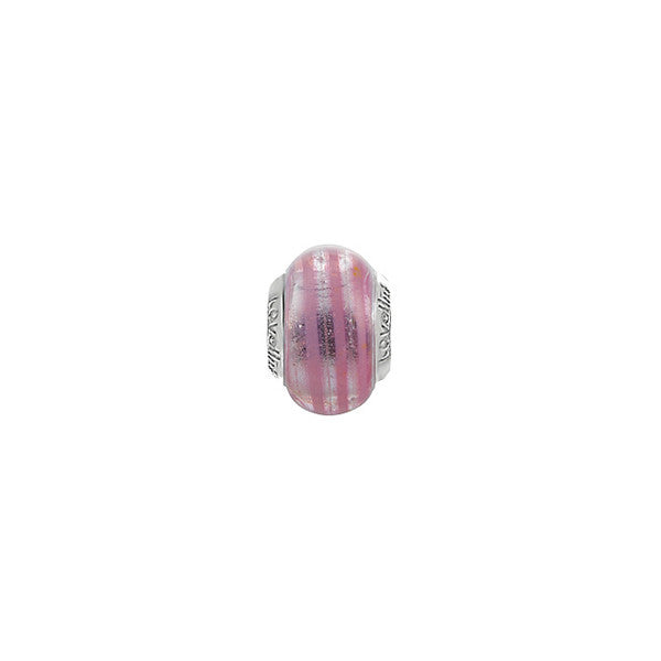 11821022-99 Pink spiral murano glass lovelinks bead