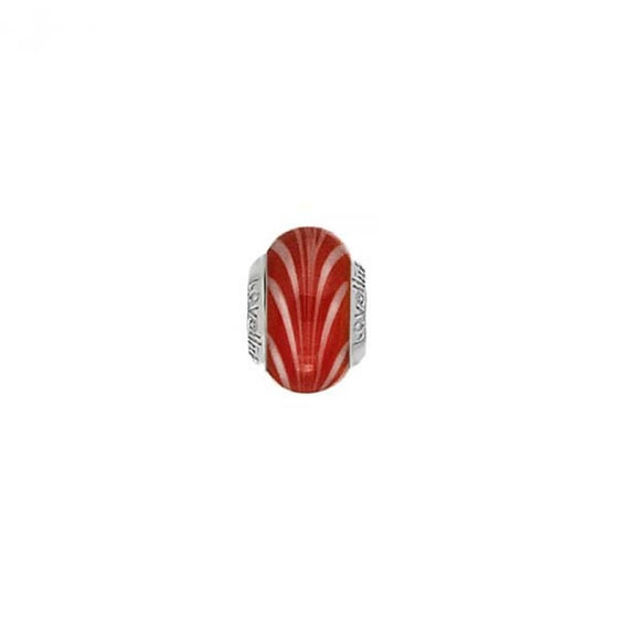 11821038-99 Lovelinks silver current orange murano glass bead