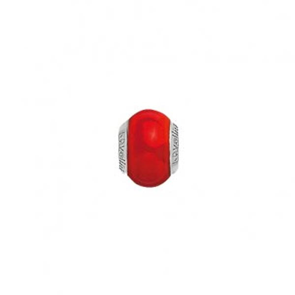 1182925-99 Lovelinks Red opaque Murano Glass Bead 
