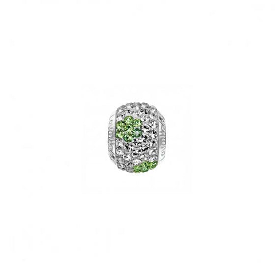Lovelinks Green Aster Swarovski Crystal charm bead