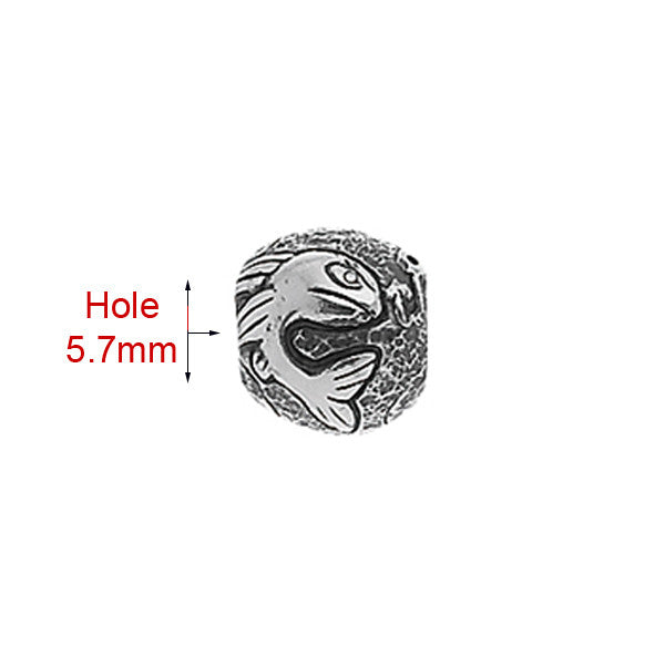 1186111 sterling silver pisces bead 20th-march to 20th February