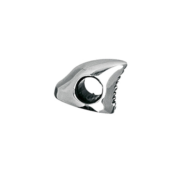 Surfer jewellery - shark fin silver charm bead