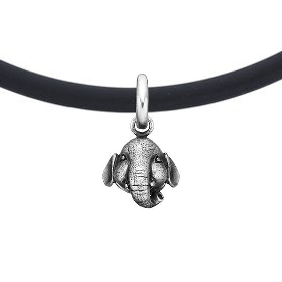 4008959 Kranz & Ziegler Story elephant pendant on leather