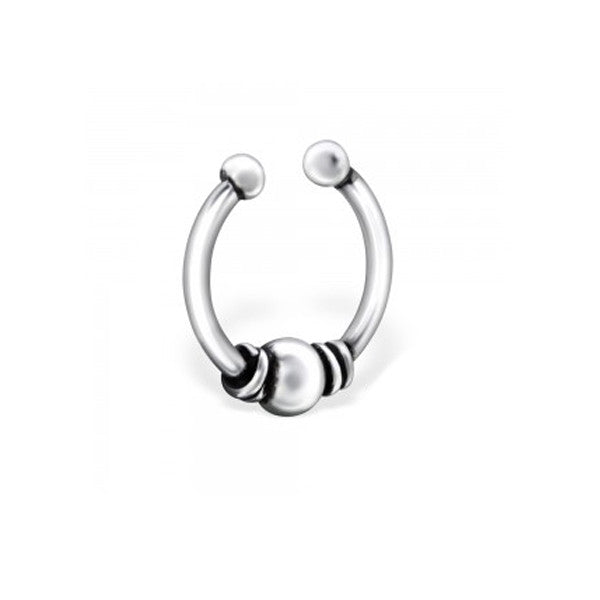 Cailin Russo style high fashion sterling silver fake nose ring