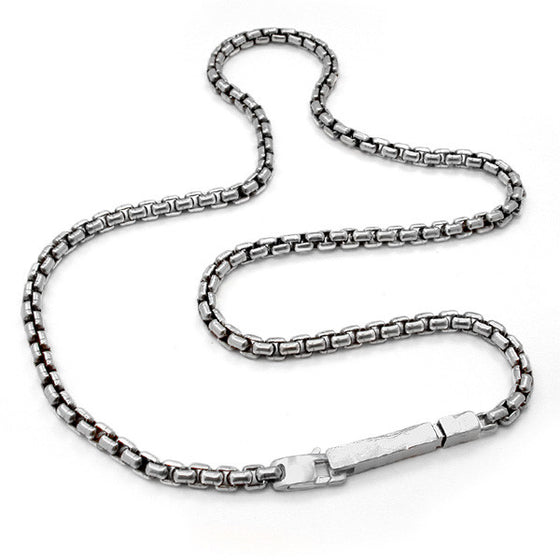 thick sterling silver mens chain available in any length