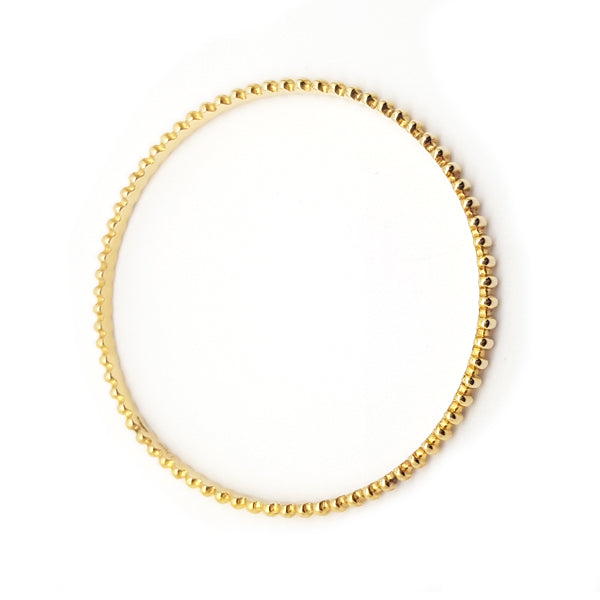 Daisy - Santorini bobble gold-plated bangle