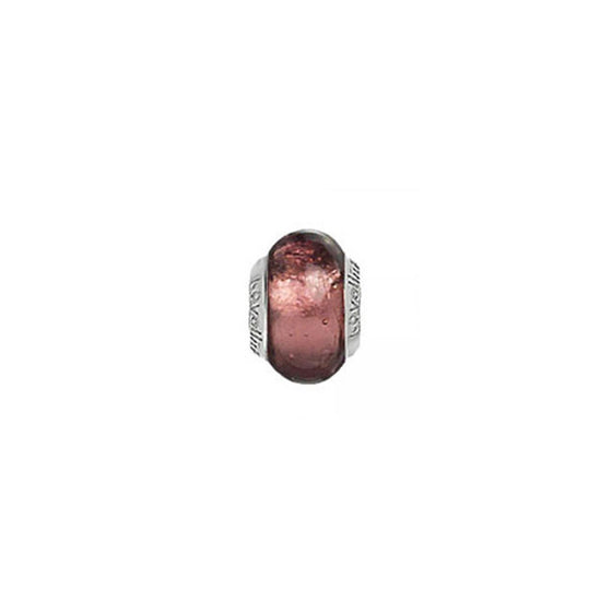 lovelinks 1182642-74 plum murano glass bead